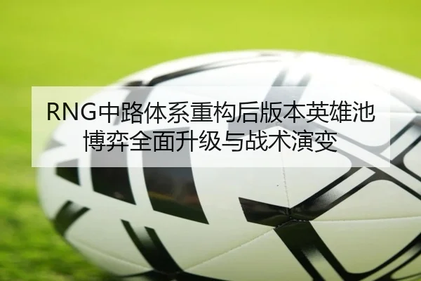 RNG中路体系重构后版本英雄池博弈全面升级与战术演变